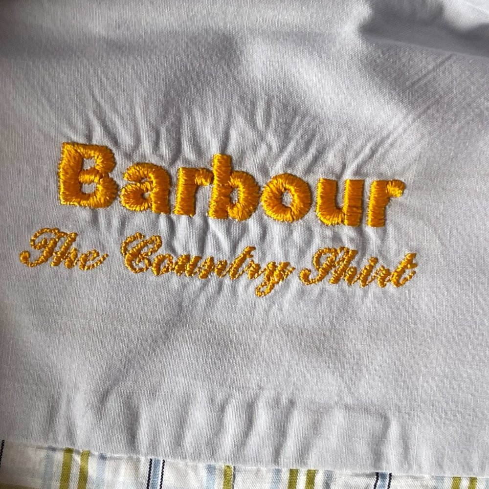 BARBOUR The Country Shirt short sleeve tattersall design EURO 2XL - Picture 2 of 6